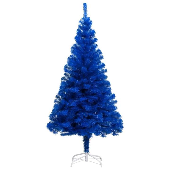 Künstlicher Weihnachtsbaum mit Ständer Christbaum Tannenbaum Kunstbaum Weihnachten Künstlicher Weihnachtsbaum Weihnachtsdeko Blau 240 cm PVC