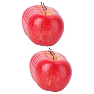 2 Sätze Künstlicher Apfel Künstliche Früchte Wohnungsdeko Red Apples Künstliche Rote Mini-äpfel Fengshui-äpfel-Figur Künstliches Modell Simulation Äpfel Dekor Schaum Pu 5 