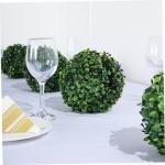 1 Satz Blumenarrangement Kreisrahmen Mooskugelkäfig Topiary Sphäre Rahmen Kleine Formschnittkugeln Draht-Topiary-Kugel Kugelkäfig Aus Buchsbaum Anlage Gestell Plastik Green 4 St