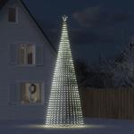LED Weihnachtsbaum Aussen Kegelform Weihnachtsbaum Metall Groß Kaltweiß 1544 LEDs Tannenbaum Lichterbaum Weihnachtsdeko Aussen Weihnachtsbaum Tanne 500 cm
