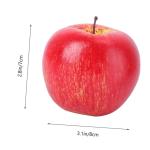 3 Sätze Künstlicher Apfel Simuliertes Apfelmodell Ornamente in Fruchtform Modelle Künstliche Früchte Wohnungsdeko Simulation Äpfel Modell Lebendiges Fruchtmodell Pu Rot 5 Stü