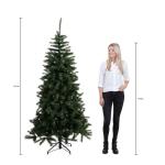 788041 Kunstkerstboom Forest Frosted Pine Hoogte 185 cm Diameter 130 cm, Takken 942, groen