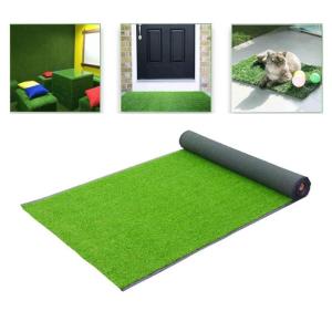 Kunstrasen, hochwertige, lichtechte Florrolle, 20 mm Florhöhe, Astro Turf, Kunstrasen für Hunde oder als Außendekoration (Größe: 2,5 x 10 m)