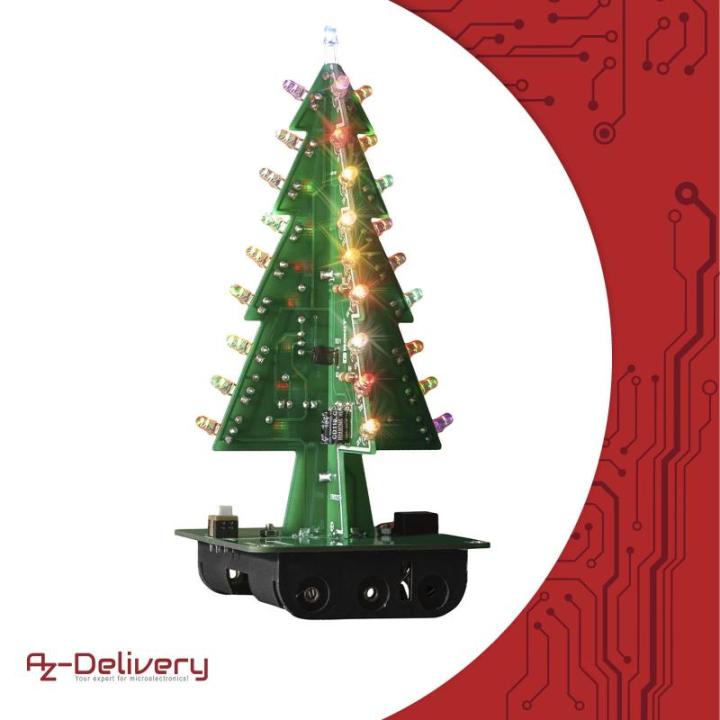 3 x DIY LED kerstboomkit om zelf te solderen Inclusief E-Book!