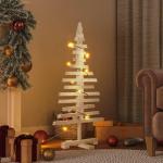 Weihnachtsbaum Holz für Dekorationen, Tannenbaum Holz, Künstlich Weihnachtsbaum, Platzsparend, DIY Dekoration, Weihnachtsbaum Tanne 90 cm