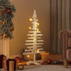 Weihnachtsbaum Holz für Dekorationen, Tannenbaum Holz, Künstlich Weihnachtsbaum, Platzsparend, DIY Dekoration, Weihnachtsbaum Tanne 90 cm