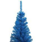 Künstlicher Weihnachtsbaum mit Ständer Christbaum Tannenbaum Kunstbaum Weihnachten Künstlicher Weihnachtsbaum Weihnachtsdeko Blau 120 cm PVC