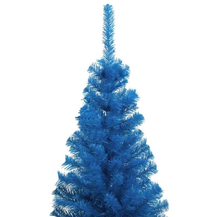 Künstlicher Weihnachtsbaum mit Ständer Christbaum Tannenbaum Kunstbaum Weihnachten Künstlicher Weihnachtsbaum Weihnachtsdeko Blau 120 cm PVC
