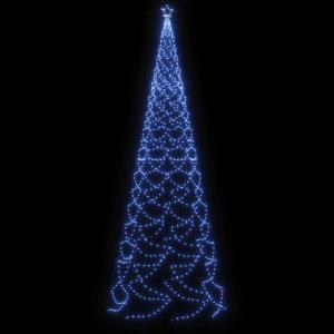 LED-Weihnachtsbaum mit Erdnägeln Tannenbaum Lichterbaum Weihnachtsdeko Beleuchtung Außen Beleuchtet Lichterkette 1400 LEDs Blau 5 m