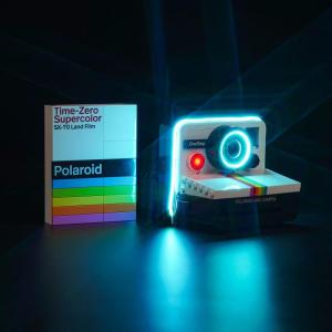 Lichtset compatibel met Lego 21345 Polaroid OneStep SX-70 camera (geen model), led-verlichtingsset compatibel met Lego Polaroid OneStep SX-70 camera, creatief speelgoed