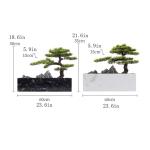 Künstlicher Bonsai-Baum Künstlicher Bonsai-Baum, Innendekoration, grüne Simulation, Willkommenskiefer, Bonsai-Baum, Büro, Wohnzimmer, Desktop-Dekoration, gefälschter Baum, Mar