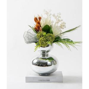 Kunstblumen Modernes, leichtes, luxuriöses Kunstblumenarrangement – ​​Kunstblumen aus Silikon für Wohnzimmer, Esstischdekoration für jeden Anlass