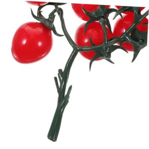 16 Stück Simulierte Kirschtomaten Künstliche Kirschtomaten Heim Fake Obst Requisite Simulationsgemüse Früchte Mini Kirschtomaten Simulationsfrüchte Künstliche Früchte