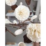 Kunstblumen Künstliche Blume mit Keramikvase, künstlicher Blumenstrauß für Zuhause, Wohnzimmer, Dekoration, Tischarrangement für Party für jeden Anlass