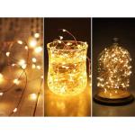 Led-lichtsnoer met USB-stekker, 200 leds, 20 m, koperen led-draad, lichtketting voor , met afstandsbediening, 8 modi met timer en dimmen, kerstlichtketting voor kerstdecoratie, war