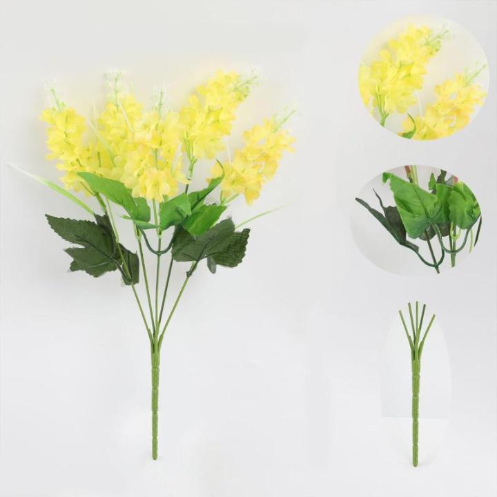 35 cm kunstmatige hyacinten bloemen 6 stuks kunstmatige decoratie voor huis keuken badkamer slaapkamer tafelopzetstuk bruiloftsdecoratie 1410