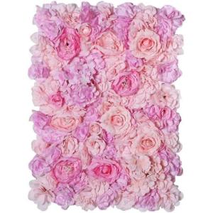 Künstliche Blumenwand, Künstliche Blumenwand Aus Seidenrose, Verwendet Für Hochzeiten, Rayon-Blumenwand, Verwendet Für Partys, Kirchenwände, Bühnenhintergrund(H,3m*3m)