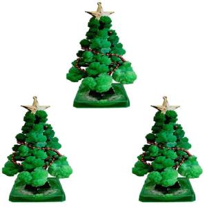 【UK Stock】 Mini kerstboom magie groeien, papieren boom DIY kristal kweekkit/ornamenten decoratie speelgoed nieuwigheid kerstcadeau jongens meisjes wetenschapskits en speelgoed 