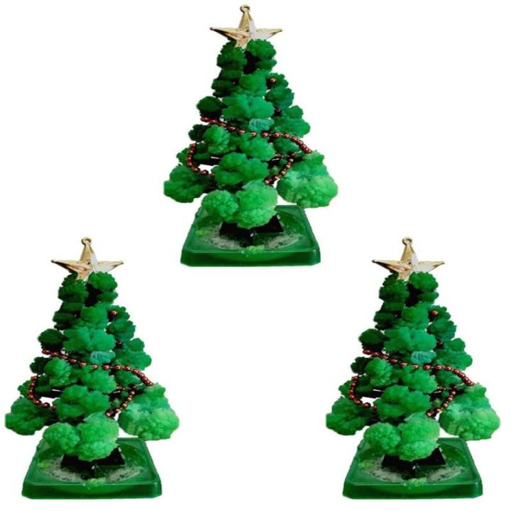 【UK Stock】 Mini kerstboom magie groeien, papieren boom DIY kristal kweekkit/ornamenten decoratie speelgoed nieuwigheid kerstcadeau jongens meisjes wetenschapskits en speelgoed 