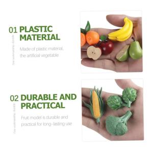 16 STK Obst- Und Gemüsemodell Künstliche Pflanzen Kunstgemüse Obst-Requisite Sellerie-Requisiten Simuliertes Gemüse Dekorative Künstliche Früchte Gefälschtes Gemüse Heim Pl