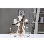 Kunstblumen Künstliche Blumenarrangements, künstliche Blumen mit kreativer Keramikvase, Bonsai-Pflanzen, Tischdekoration für Zuhause für jeden Anlass