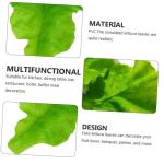 3 Sätze PVC-Salat Hochzeitsdekoration Hochzeitdeko Salattrappe Gemüseprop Salatmodelle Künstliches Salatblatt Grün Künstlicher Salat Künstliche Salatverzierungen Green 2 Stü