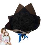 Kunstboeket, glitterrozenboeket, voor altijd, bruidsboeket, woondecoratie voor vriendin, verloofde