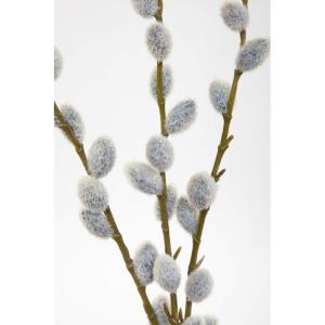 3-delige band wilgenkatjes Nature 46 cm FT kunstmatige wilgenkatje Salix palmkatje