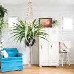 binnen in potten 33 cm nep spinplant decoratieve nep potplanten faux Chlorophytum Comosum kamerplant realistische kamerplant voor thuis badkamer keuken decoratie