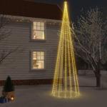 Led-kerstboom met haringen, warm wit, 1134 leds, 800 cm