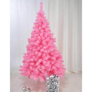 Christboom in roze roze kerstboom dennenboom kunststof 180 cm hoog met standaard