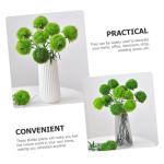 2St künstliche Pflanzenballverzierung dekorative Kunstpflanzen Simulation Formschnittpflanze Buchsbaum Kugel zimmerpflanzen Kunstpflanzen drinnen Zweige für Vase Weich-PVC Green