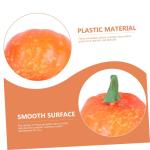 7 Sätze Künstlicher Kürbis Halloween-wohndekoration Tischplatte Kleiner Kürbis Halloween-Kranz Blumendekoration Herbstdeko Mini-dekor Heimdekorationen Plastik Yellow 10 Stück 