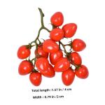 3st Simulierte Kleine Tomaten Kunstfruchtdekor Realistisch Obstverzierung Für Zu Hause Fotografie-Requisiten Lebensechte Gefälschte Kirschtomaten Heimdekoration Schaum