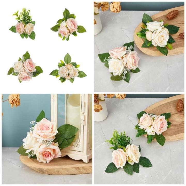 5 Stücke Künstliche Rose Blume für Hochzeit Mittelstücke Dekoration Leuchter Blume Dekoration Hochzeit Blume Anordnung