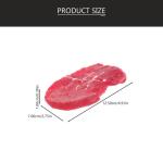 Imitatie van steaks Mini Voedsel Miniatuur Decoratie Plantaardige Voedsel Levensechte Gekookte Steaks Gesneden Rundvlees Gesimuleerde Steaks Kunstmatige Steaks