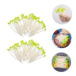 1 Satz Foto-Requisiten Home Decor Wohnungsdeko Gefälschtes Gemüse Realistisches Gemüse Künstliche Sojasprossen-Ornament Rustikale Küchendekoration Plastik Light Green 50 Stüc