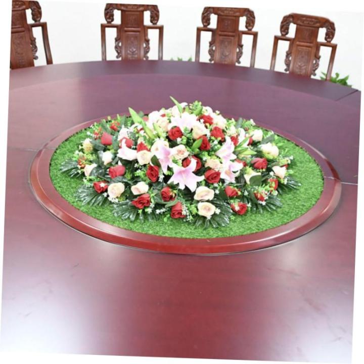Schachtdeksel decoratie gazon gym gazon nep grastapijt placemats gesimuleerde gras tafelmat tafeldecoratie buiten nep gazon stromat
