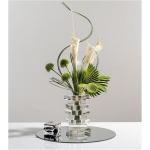 Kunstblumen Einfaches künstliches Blumenarrangement – ​​romantische Kunstpflanzen in Einer Glasvase für Wohnzimmer, Hotel und Heimdekoration für jeden Anlass