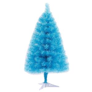 Leichter Tisch-Weihnachtsbaum mit Ständer for kleine Weihnachtsdekoration, PVC-Tannenbaum, Kleiner Weihnachtsbaum, mehrfarbiger künstlicher Weihnachtsbaum(Blue,90cm/3ft)