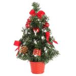 Weihnachtsbaum Geschmückt Weihnachtsbaum Klein Geschmückt Weihnachtsdeko Mini Geschmückter Weihnachtsbaum Künstlich Kleiner Weihnachtsbaum Tisch Tannenbaum für Weihnachten Dek