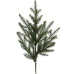 Kunstmatige dennentak/kersttak Karpaten spuitgegoten filigraan Kleur: donkergroen (2 stuks)