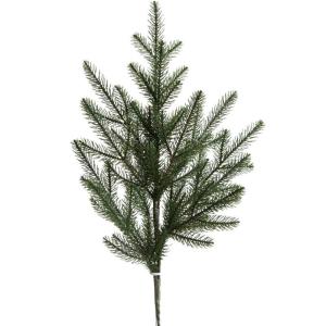 Kunstmatige dennentak/kersttak Karpaten spuitgegoten filigraan Kleur: donkergroen (2 stuks)