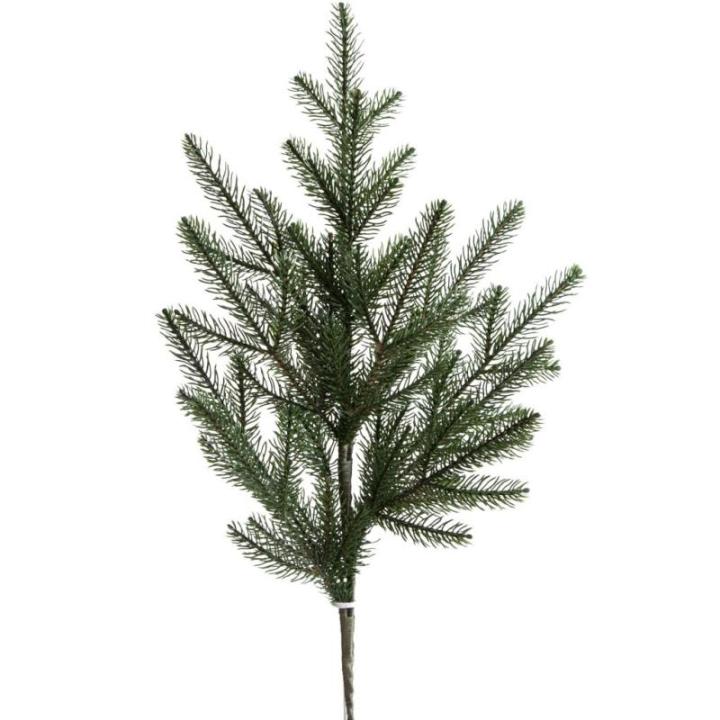 Kunstmatige dennentak/kersttak Karpaten spuitgegoten filigraan Kleur: donkergroen (2 stuks)