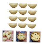 24 STK Simulierter Knoblauch Modell Mit Künstlichen Knoblauchflocken Falsches Gemüsedekor Gefälschter Knoblauch Gefälschte Gemüsestütze Elefantenknoblauch Knoblauchflocken Pr