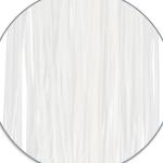 5x klatergoud - witte klatergoudslinger voor Kerstmis - kerstboomversiering voor de kerstboom - klatergoudgordijn met gladde draden (wit - 05 stuks)