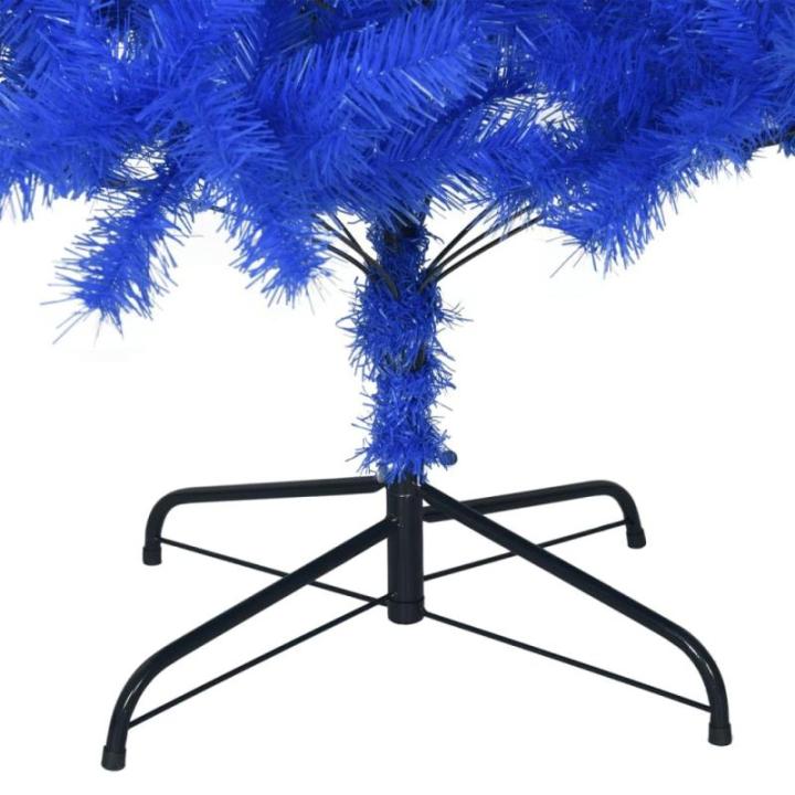 Christbaum künstlich,USB Weihnachtsbaum,Tannenbaum,Künstlicher Weihnachtsbaum mit Ständer Blau 180 cm PVCchristmas Tree,Weihnachtsbaum mit Beleuchtung,