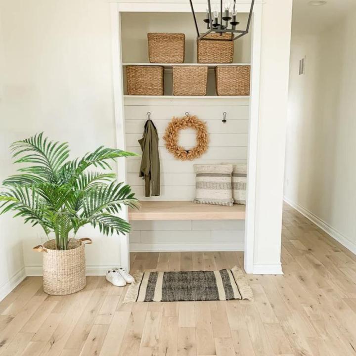 Künstliche Pflanzen Kunstpalme Kunstpflanze Groß Palme Kunstbaum Tropische Aesthetic Deko Wohnzimmer Balkon Schlafzimmer Büro Haus, 110CM