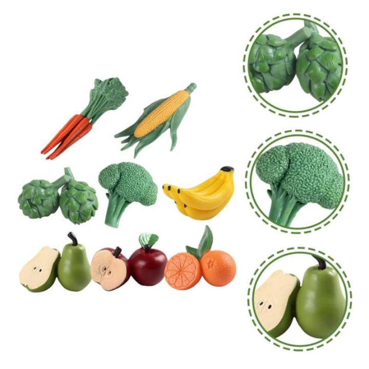 16 STK Obst- Und Gemüsemodell Künstliche Pflanzen Kunstgemüse Obst-Requisite Sellerie-Requisiten Simuliertes Gemüse Dekorative Künstliche Früchte Gefälschtes Gemüse Heim Pl