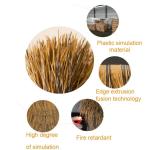 Plastiksimulation Strohdachsimulation Strohfliese künstlicher Pavillon Kunststoff Stroh flammhemmende Außendekoration gefälschte Stroh PE-Farm Simulation Strohfliese ( Color : C